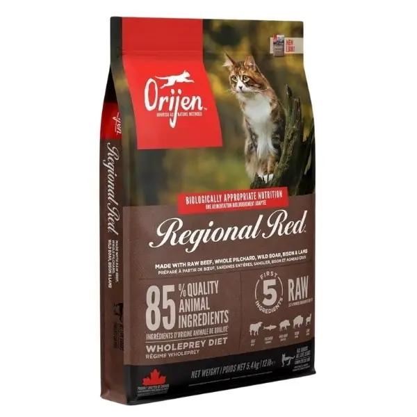 Orijen Regional Red Tahılsız Sığır Etli Yavru Yetişkin Kedi Maması